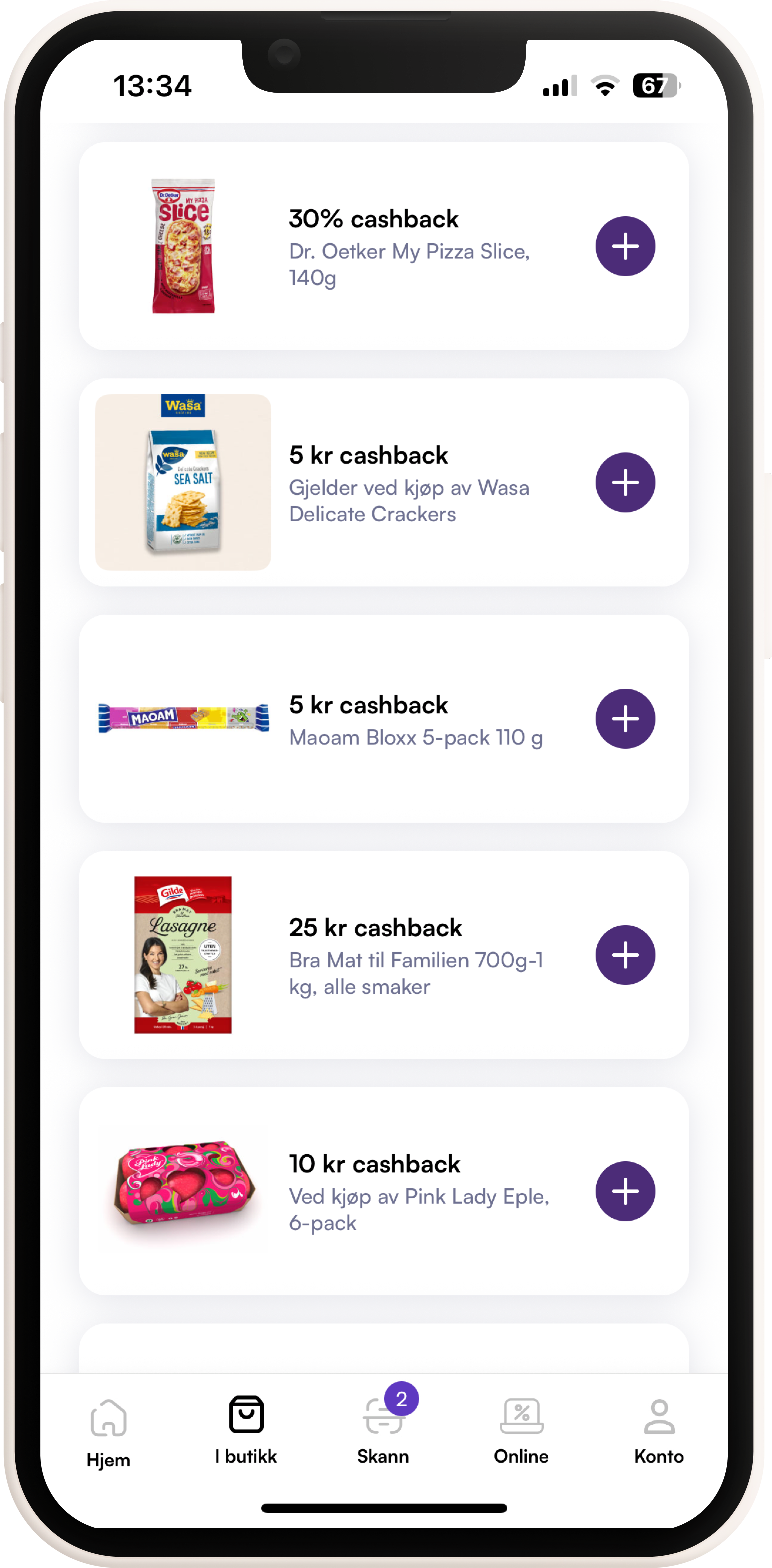 Screenshot of the rabble app