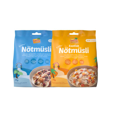 Exotisk Nötmüsli, 375g