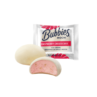 Bubbies Mochi Raspberry Cheesecake 35g