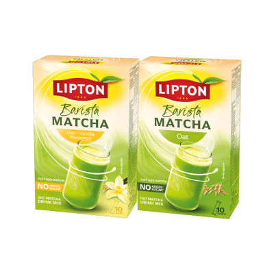 Lipton Barista Matcha Plain & Lipton Barista Matcha Vanilla