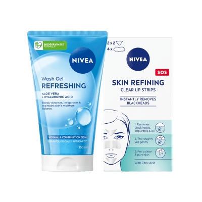 NIVEA-kasvojenpuhdistus, useita tuotteita