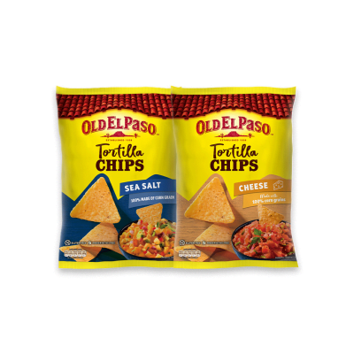 Old El Paso Tortilla Chips Cheese & Salt
