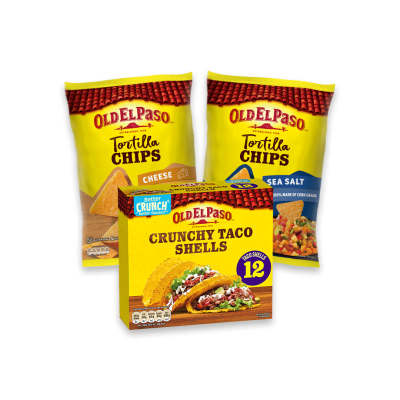 Old El Paso Crunchy Taco Shells eller Tortilla Chips