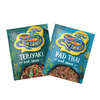 valfria Blue Dragon Woksåser, 120 g